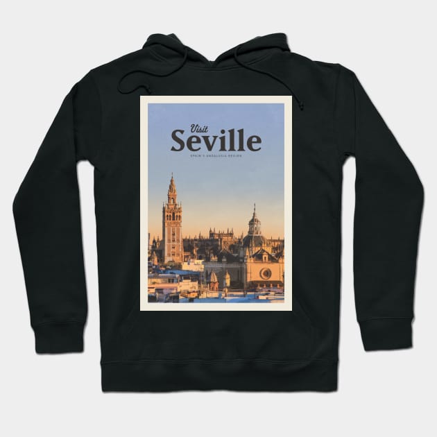 Visit Seville Hoodie by Mercury Club